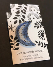 Load image into Gallery viewer, Indigo Moon Brooch