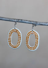 Load image into Gallery viewer, Dotty Oval Earrings