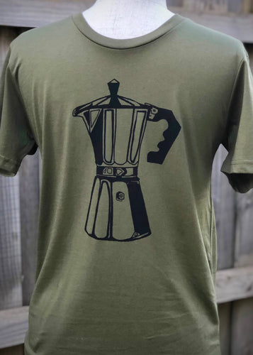 Mens Percolator Tee Khaki
