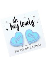 Load image into Gallery viewer, Candy Heart, Statement Studs