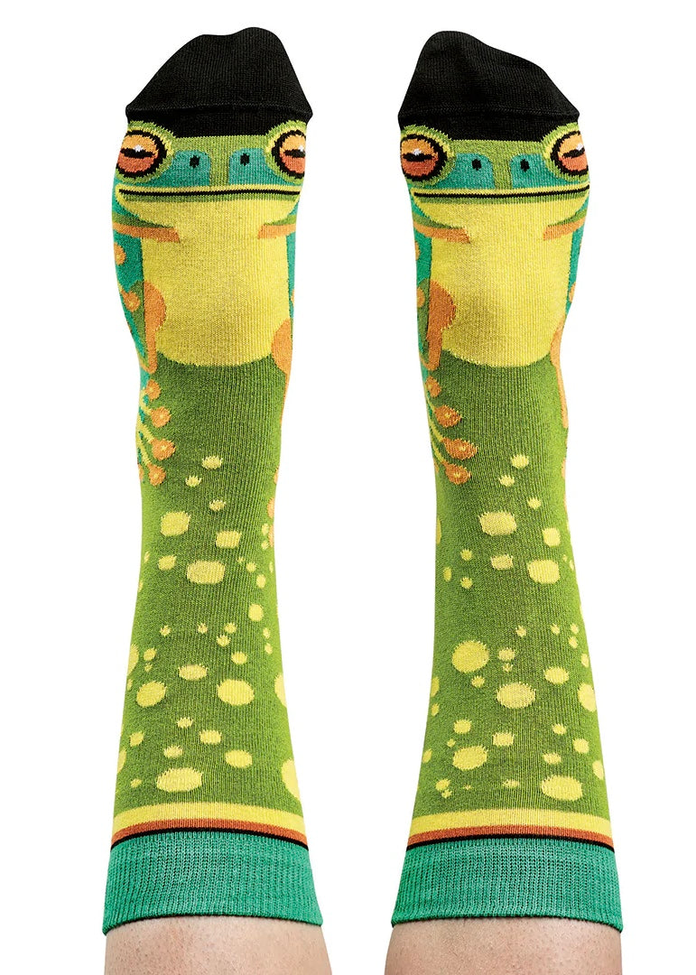 Green Tree Frog Socks