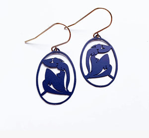 Mini Matisse Dangles - Blue