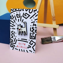 Load image into Gallery viewer, Enamel cat, artist pins