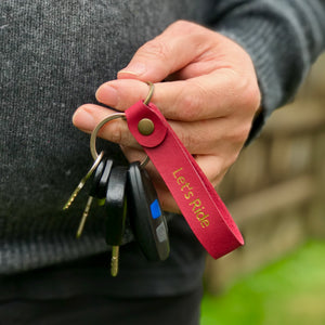 Leather key tag - Key Master