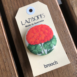 Vintage illustration brooch
