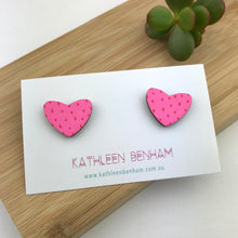 Load image into Gallery viewer, Heart studs