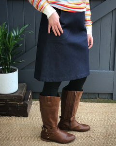 Blue Denim, A-line skirt