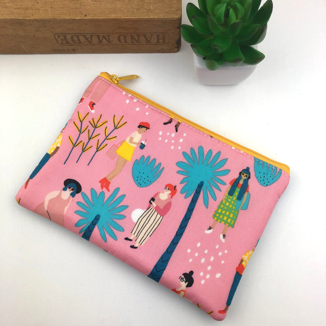 Large zip purse