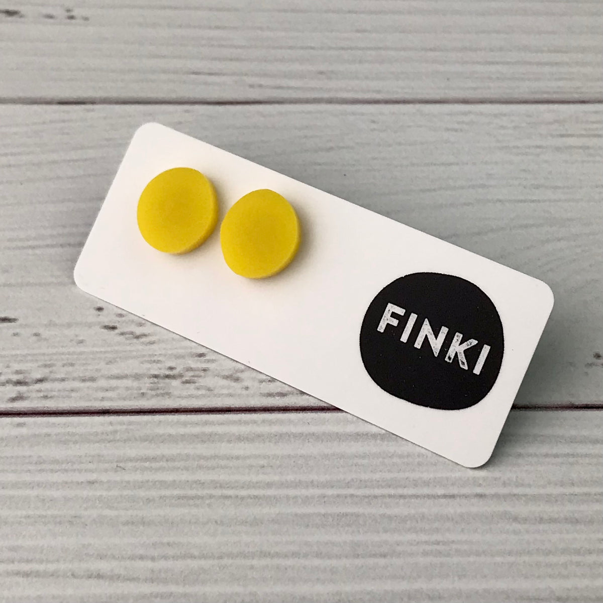 Classic Mini Stud - Wonky Dot – Finki Handmade