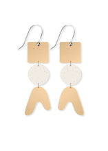 Load image into Gallery viewer, Triple Drop Earrings - Flaxen