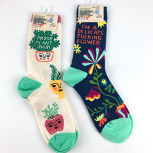 Load image into Gallery viewer, Crew socks, plant