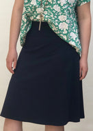 Summer Flare Skirt - Navy