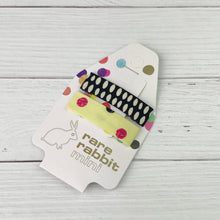 Load image into Gallery viewer, Dotty Duo Fabric Hair Clip