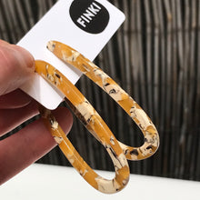 Load image into Gallery viewer, Tortoiseshell Long Hoops