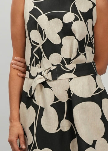 Linen Belt - Blossom - Blk