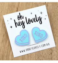 Load image into Gallery viewer, Candy Heart, Statement Studs