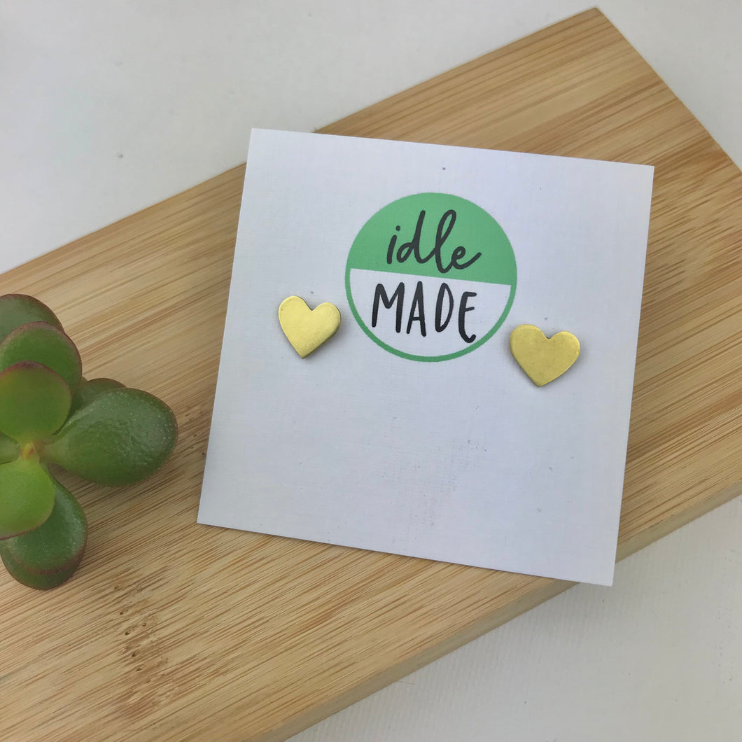 Heart studs