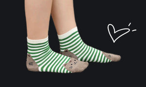 Cat Lady Ankle Sock - Stripe