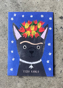 Dog artist cards