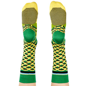 Green Budgie Socks