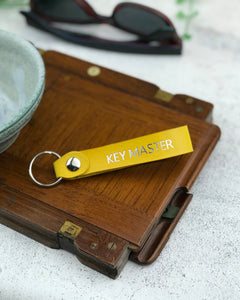 Leather key tag - Key Master