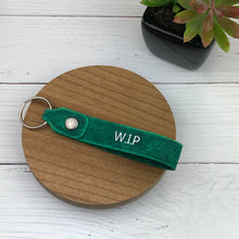 Load image into Gallery viewer, Leather key tag - W.I.P