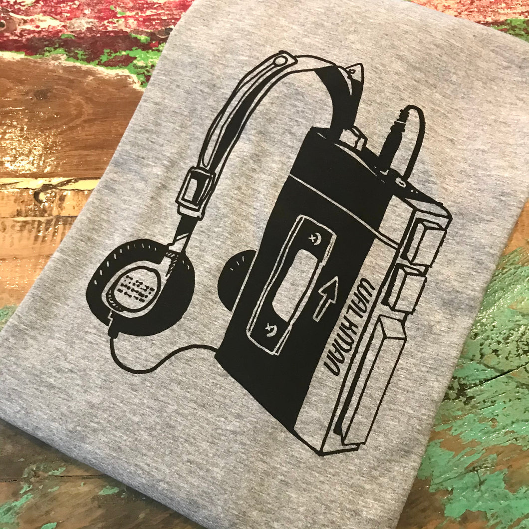 Walkman Mens tee - Grey