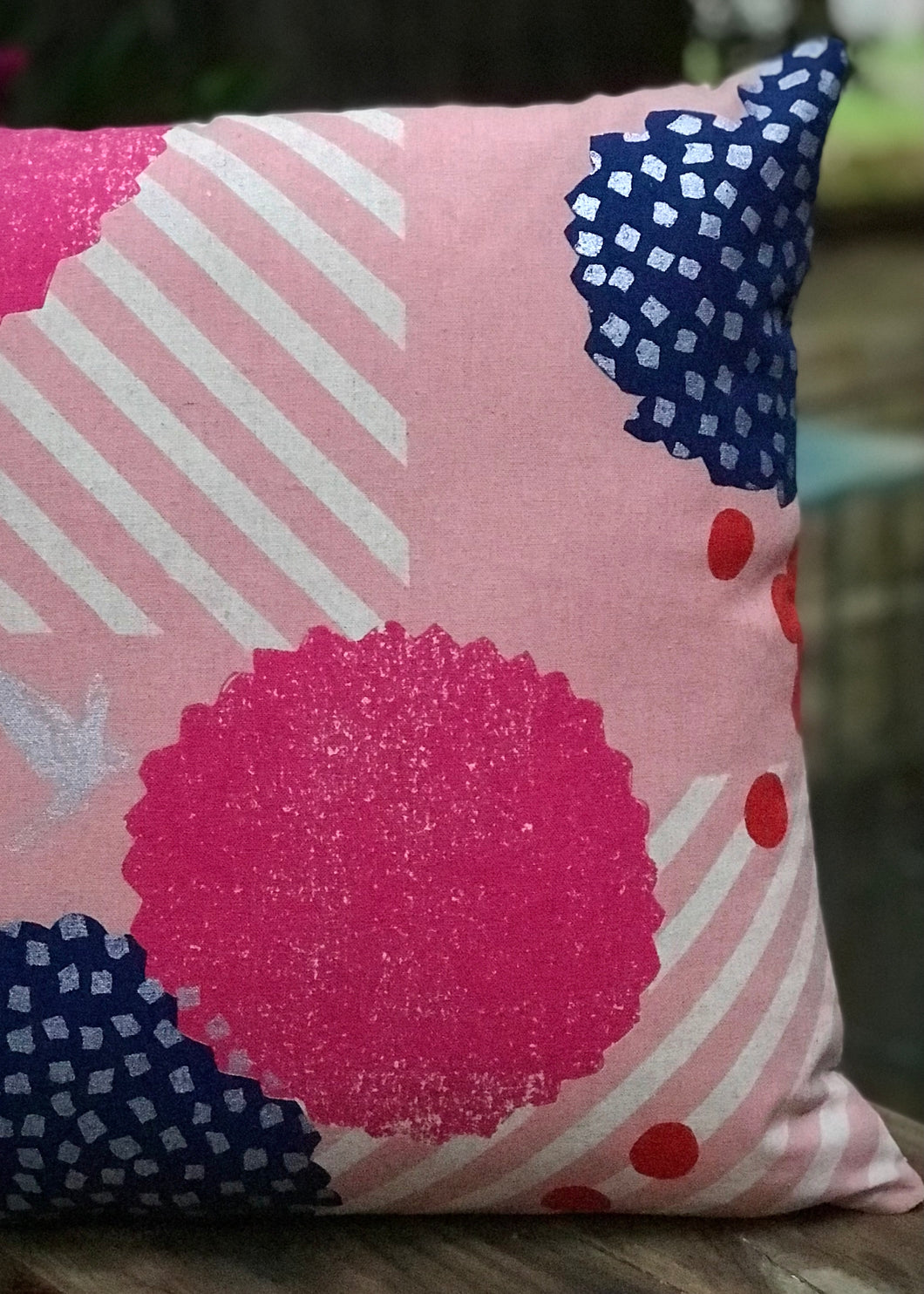 Kokka Pink cushion