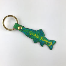Load image into Gallery viewer, Gone fishing key fob