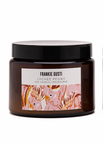 Frankie Gusti candle - Lychee Peony