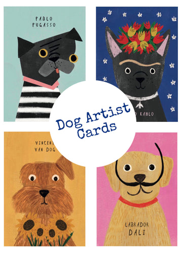 Dog artist cards