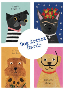 Dog artist cards