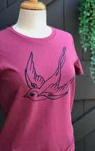 Load image into Gallery viewer, Ladies tee - Swooping Swallow