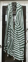 Load image into Gallery viewer, Summer scarf - Zebra Green