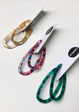 Load image into Gallery viewer, Tortoiseshell Long Hoops