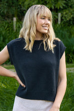 Load image into Gallery viewer, Alpaca Crew Knit Vest - Slate