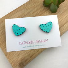 Load image into Gallery viewer, Heart studs