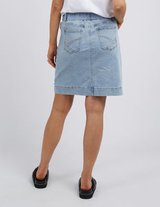Gracie Denim Skirt - Light Blue - Size 20