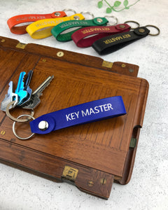 Leather key tag - Key Master