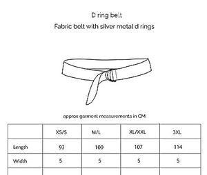 Linen Belt - Navy