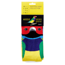 Load image into Gallery viewer, Gouldian Finch Socks