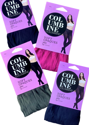 Columbine, Plus Size, 50D Opaque Tights