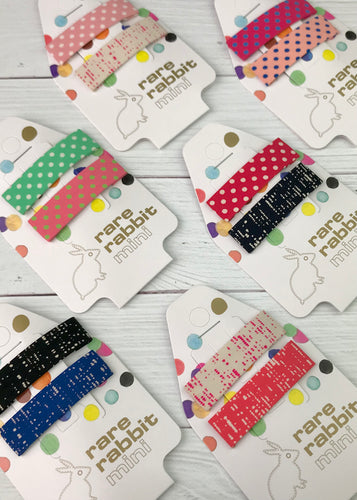 Dotty Dash Duo - Fabric Hair Clip
