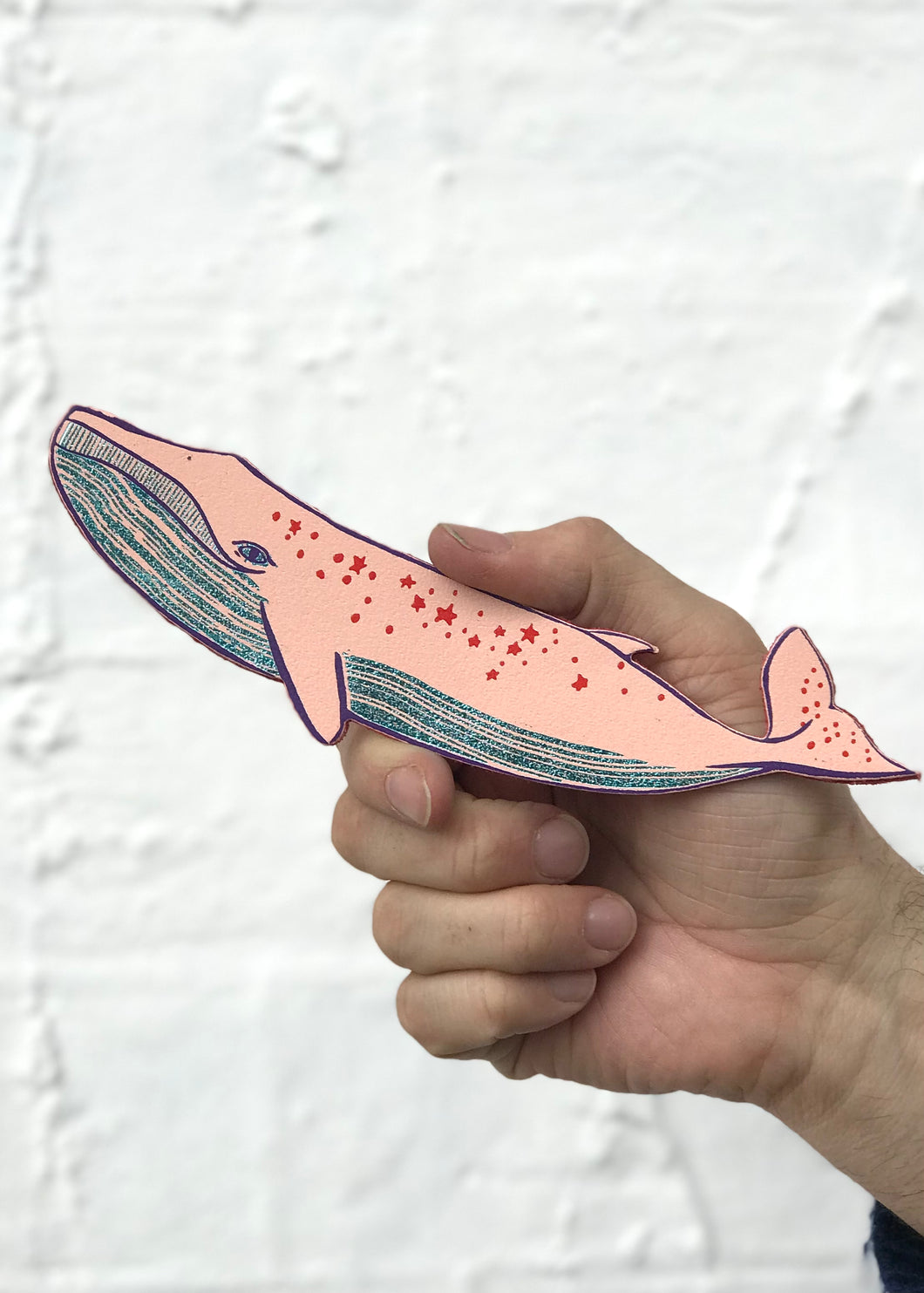 Whale bookmark