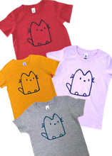 Load image into Gallery viewer, Kids tee - Pusscat