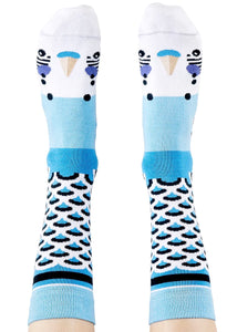 Blue Budgie Socks